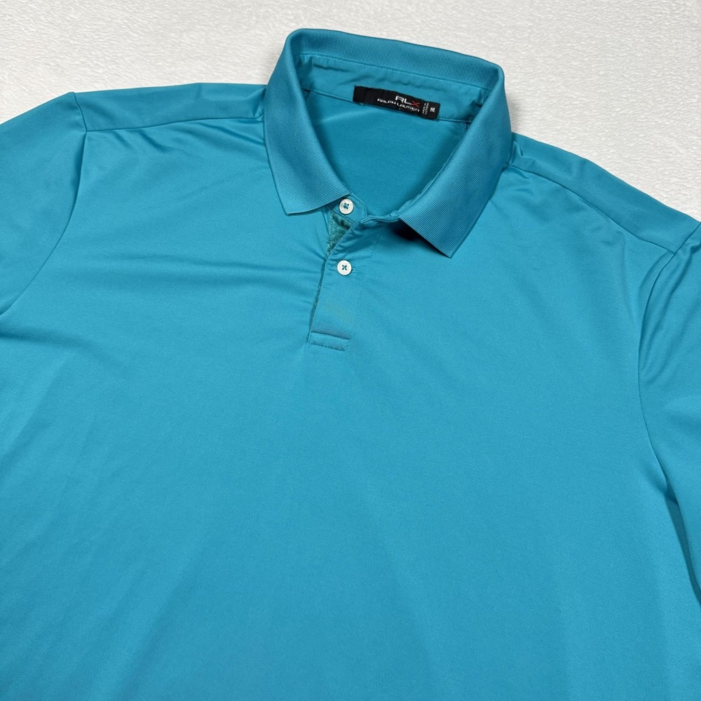 RLX‎ Ralph Lauren Polo Shirt Mens 2XL Performance Golf Activewear Short Sleeve